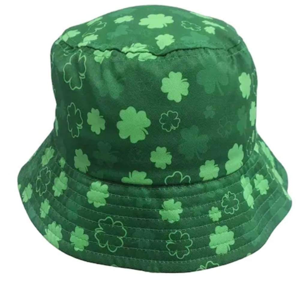 Green Clover Bucket Hat